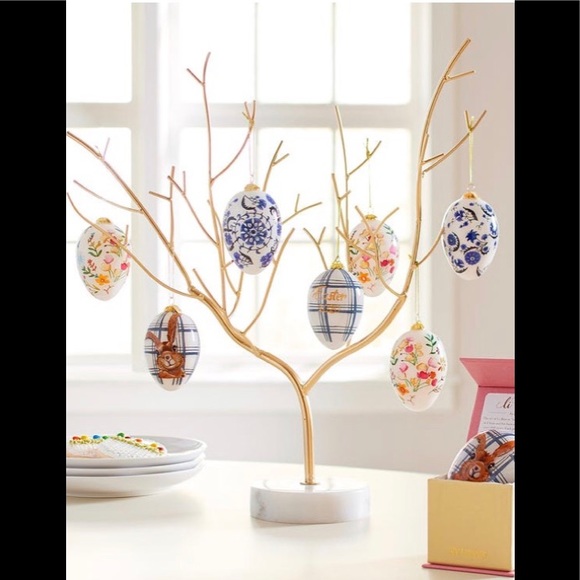 Li Bien Blue Floral Egg - Picture 2 of 8